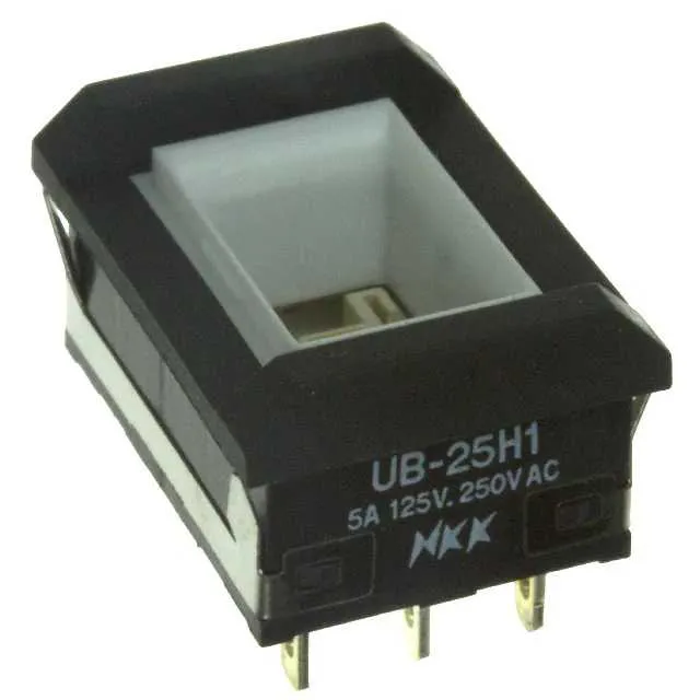 UB25NBKW015D (SWITCH PUSHBUTTON DPDT 5A 125V)