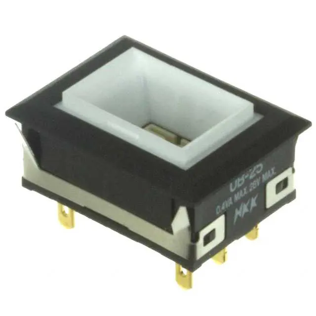 UB25NKG01N (SWITCH PUSH DPDT 0.4VA 28V)