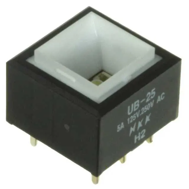 UB25SKW036B (SWITCH PUSHBUTTON DPDT 5A 125V)