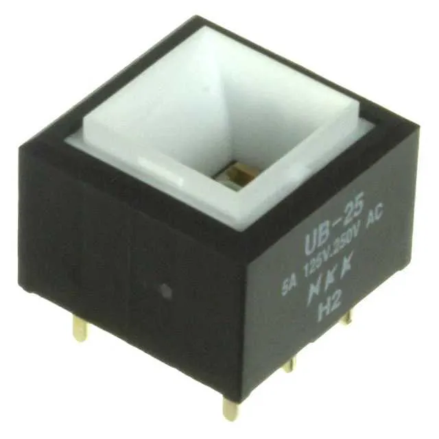 UB25SKW036F (SWITCH PUSHBUTTON DPDT 5A 125V)