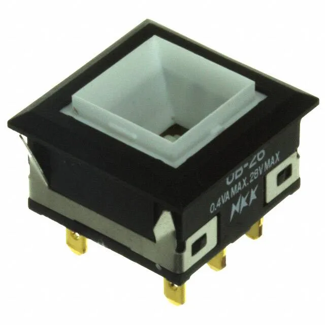 UB26KKG01N (SWITCH PUSH DPDT 0.4VA 28V)