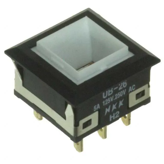 UB26KKW016F (SWITCH PUSHBUTTON DPDT 5A 125V)