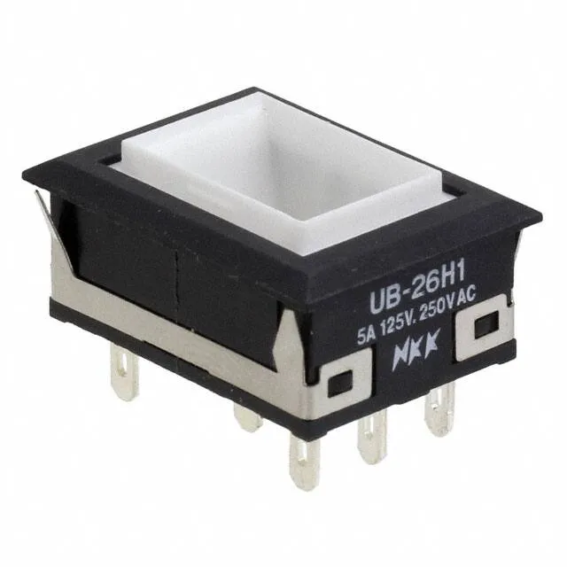 UB26NKW015D (SWITCH PUSHBUTTON DPDT 5A 125V)