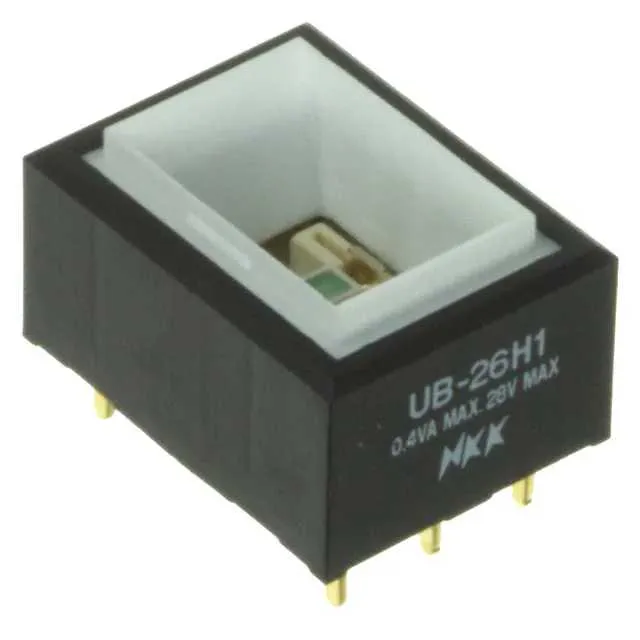 UB26RKG035F (SWITCH PUSH DPDT 0.4VA 28V)
