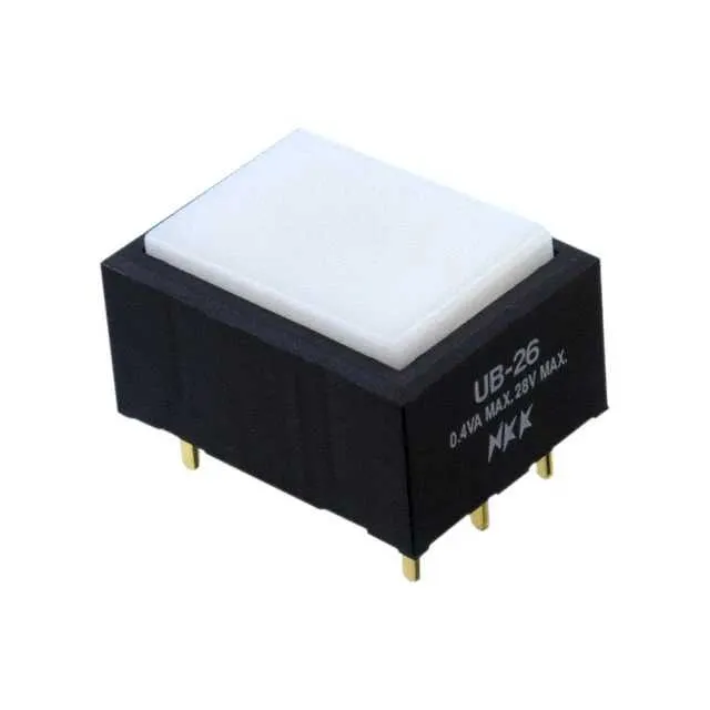 UB26RKG03N-B (SWITCH PUSH DPDT 0.4VA 28V)
