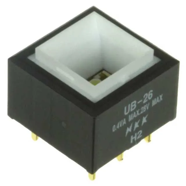 UB26SKG036B (SWITCH PUSH DPDT 0.4VA 28V)