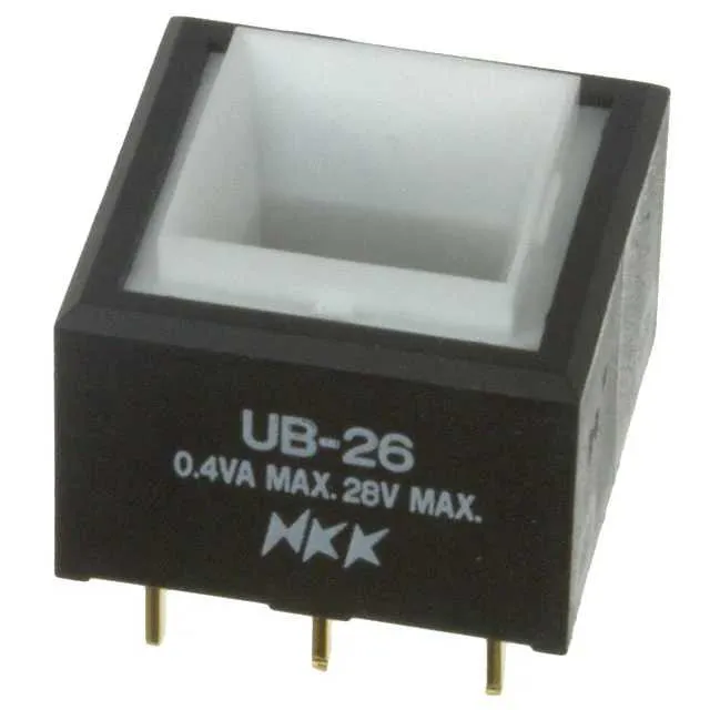 UB26SKG03N (SWITCH PUSH DPDT 0.4VA 28V)