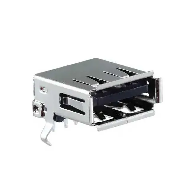 USB-A-S-S-B-TH (USB TYPE A BLACK SNGL T/H)