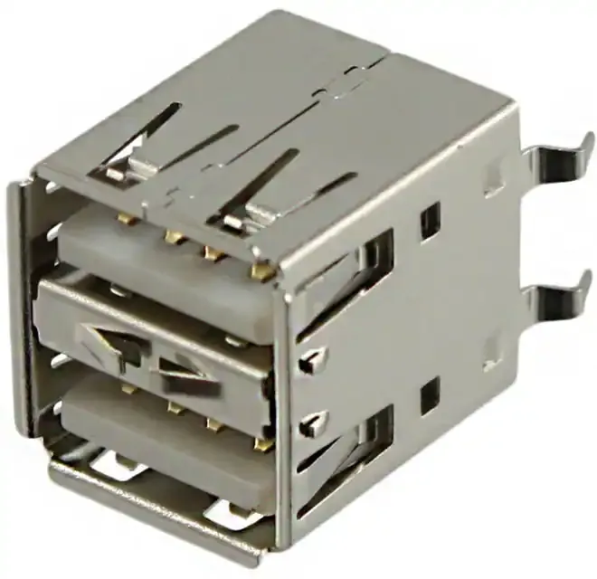 USB-A2VSW6 (CONN USB TYPE A DUAL VERTICAL)