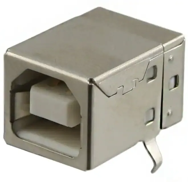 USB-B1HSW6 (CONN USB TYPE B R/A WHITE)