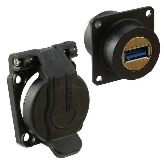 USB3F2ZNSCC (CAP USB-A RCPT-RCPT SQ FLANGE)