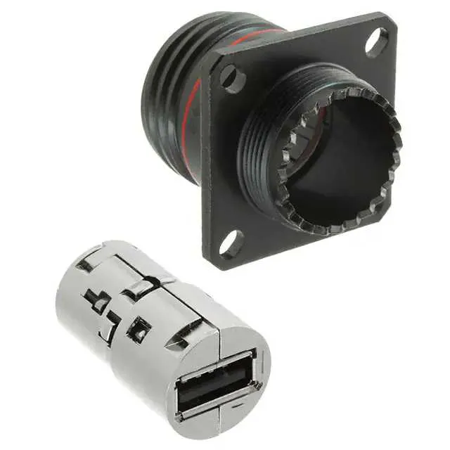 USBFTV21ZN (CONN USB-A RCPT-RCPT SQ FLANGE)