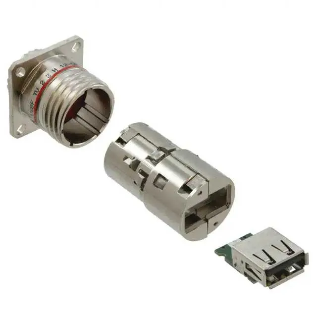 USBFTV22N (CONN USB-A RCPT SQ FLANGE SOLDER)