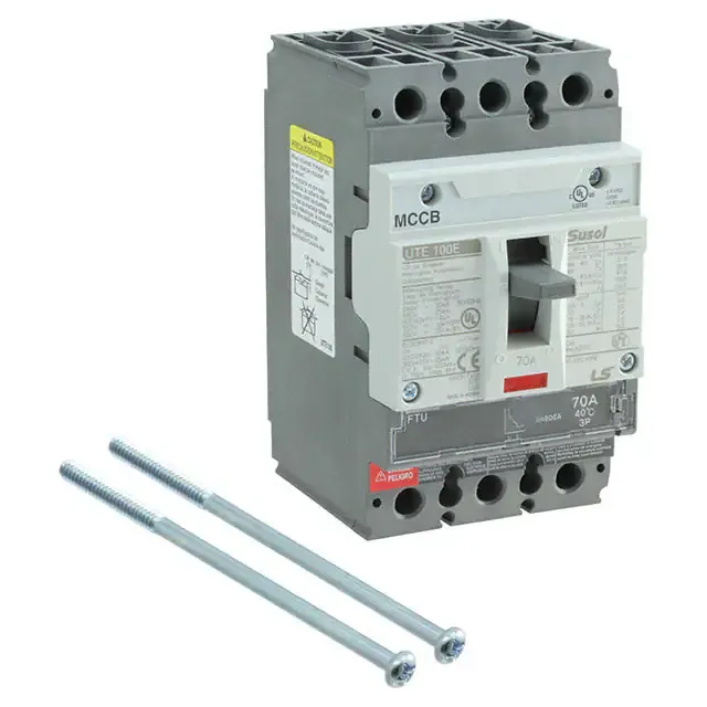 UTE100E-FTU-70-3P-LL-UL (CIR BRKR THERM 70A 600VAC/500VDC)