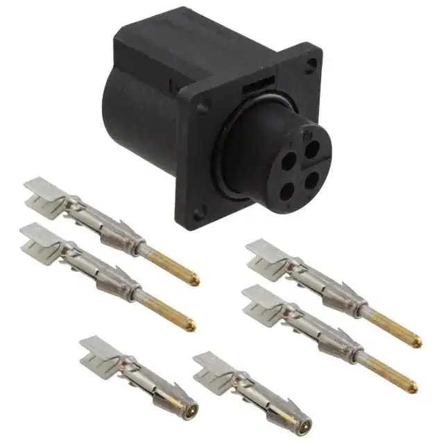 UTL0103G1P14AWG (CONN CIRC RCPT 4POS CRIMP)