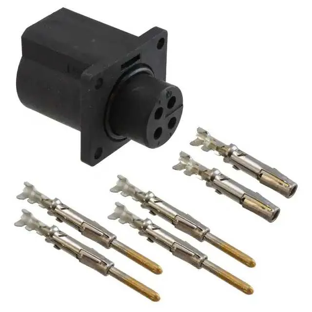 UTL0103G1P20AWG (CONN CIRC RCPT 4POS CRIMP)