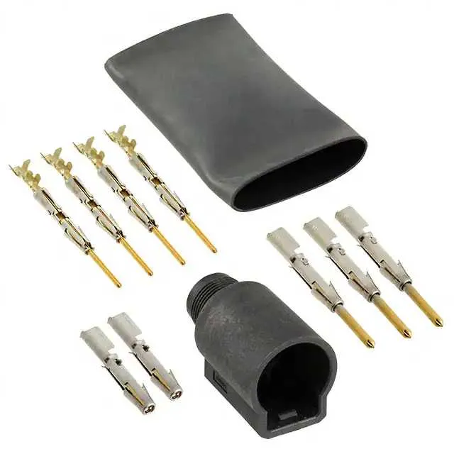 UTL1102G1W3P16AWG (CONN CIRC RCPT 6POS GOLD CRIMP)