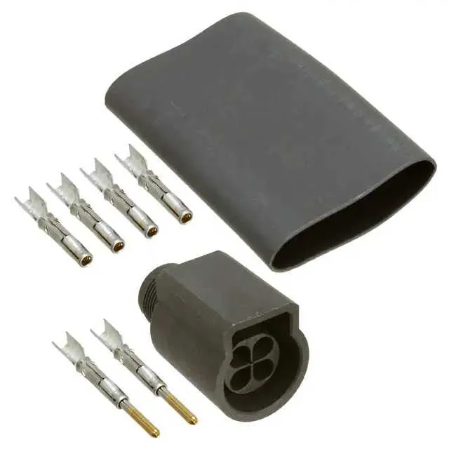 UTL1103G1S14AWG (CONN CIRC RCPT 4POS CRIMP)