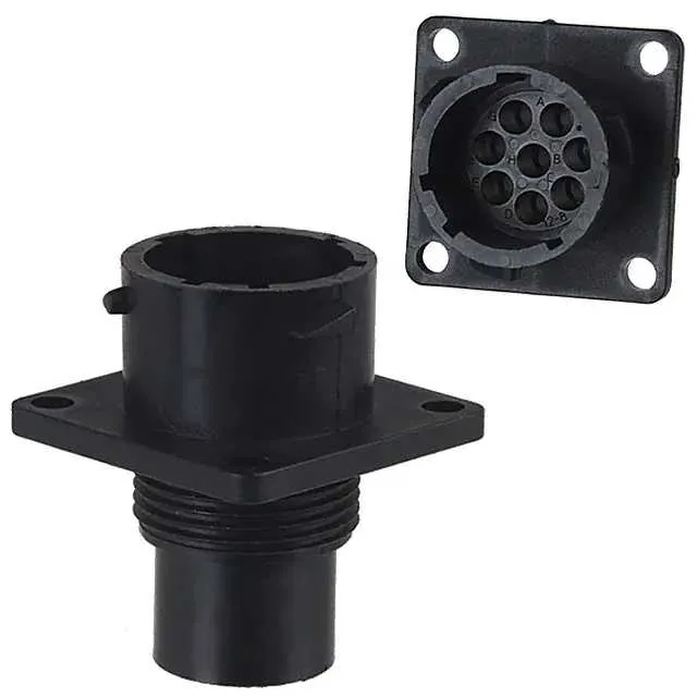 UTP0128P (CONN RCPT HSNG MALE 8POS PNL MNT)