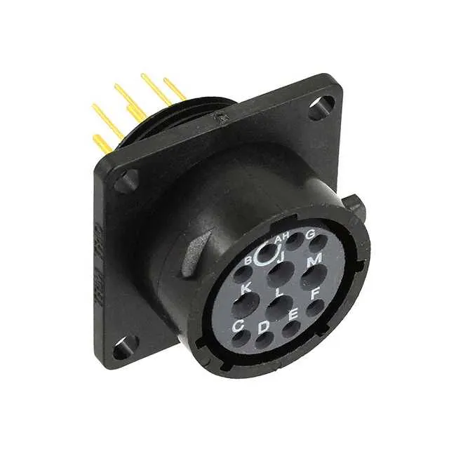 UTS014D12S (CONN RCPT FMALE 12POS GOLD SLDR)