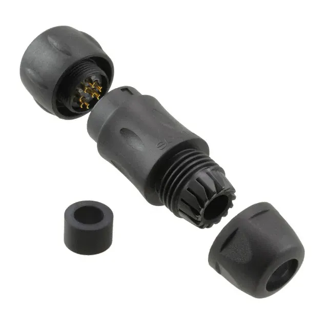 UTS6JC12E8P (CONN PLUG MALE 8POS SOLDER CUP)