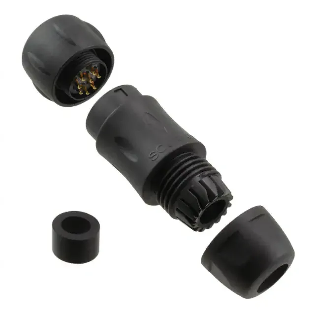UTS6JC12E8S (CONN PLUG FMALE 8POS SOLDER CUP)