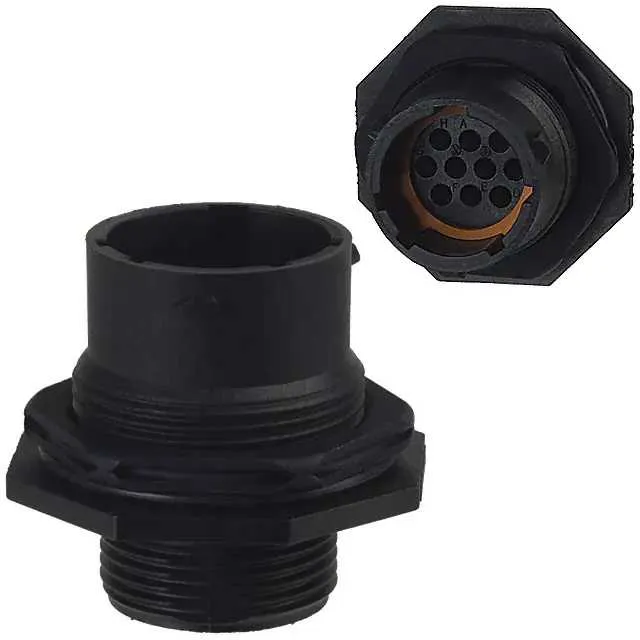UTS71412P (CONN RCPT HSNG MALE 12POS PNL MT)