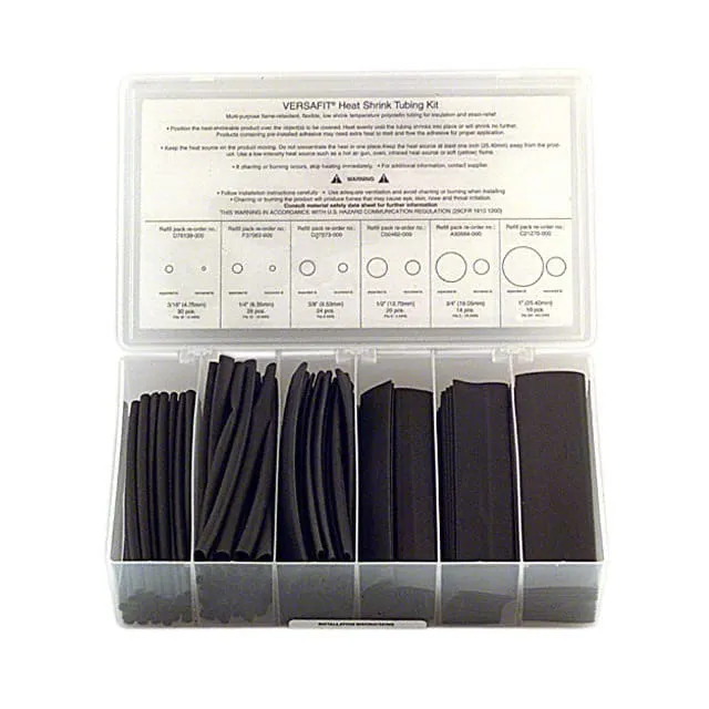 VERSAFIT-KIT-1-0 (KIT HEATSHRNK 6 126 PCS BLK")
