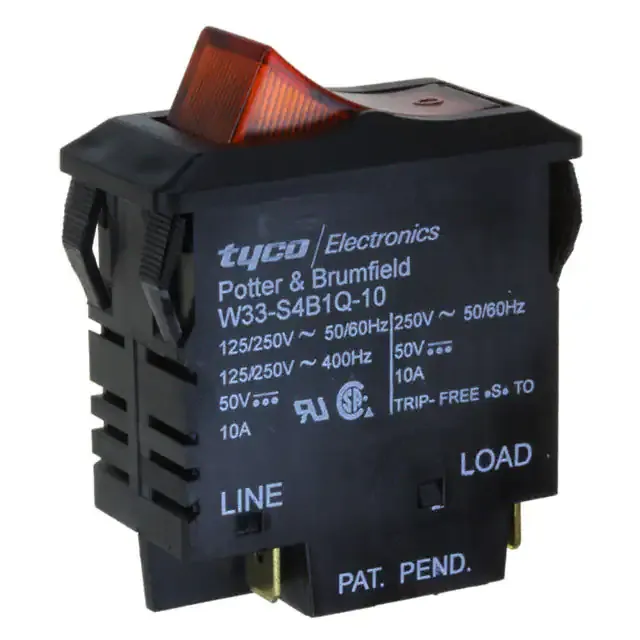 W33-S4B1Q-10 (CIR BRKR THRM 10A 250VAC 50VDC)