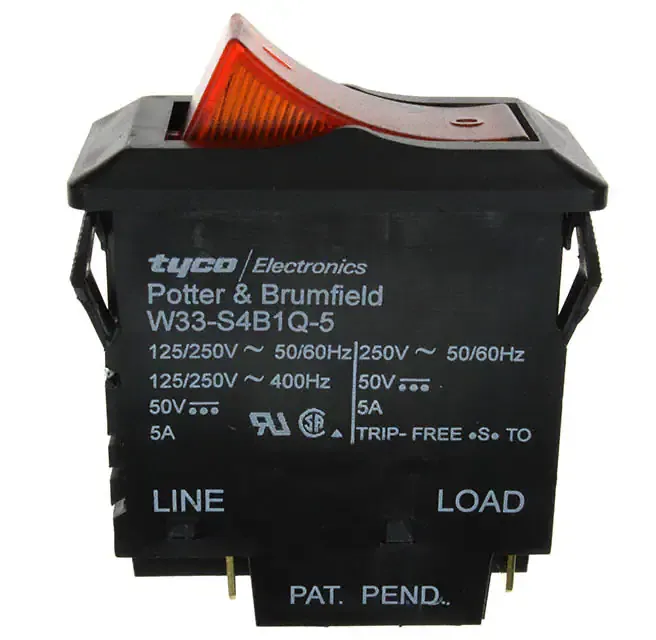 W33-S4B1Q-5 (CIR BRKR THRM 5A 250VAC 50VDC)