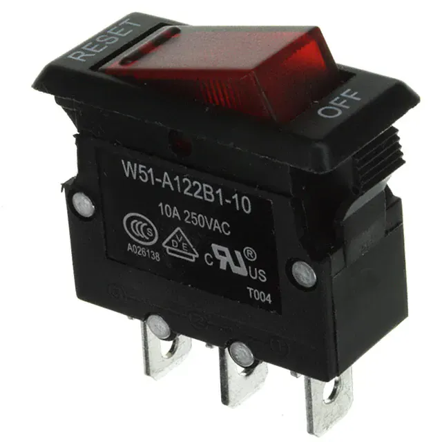 W51-A122B1-10 (CIR BRKR THRM 10A 250VAC 50VDC)