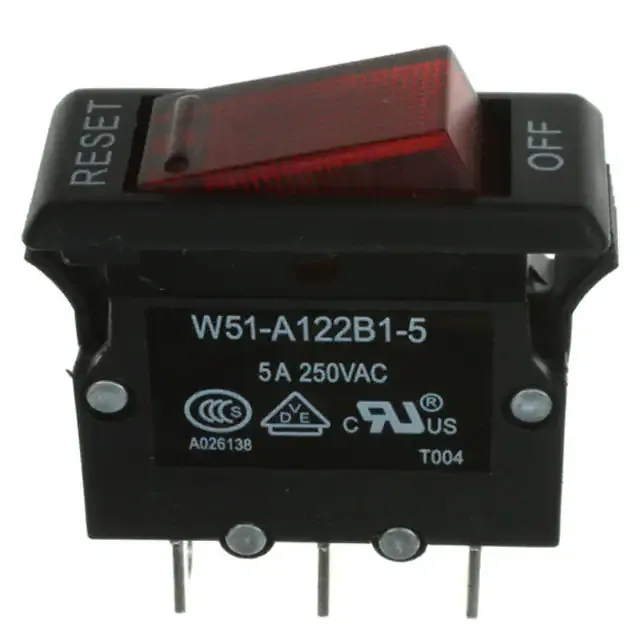 W51-A122B1-5 (CIR BRKR THRM 5A 250VAC 50VDC)