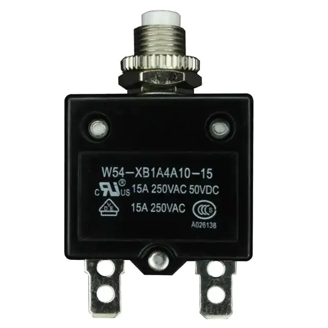 W54-XB1A4A10-15 (CIR BRKR THRM 15A 250VAC)