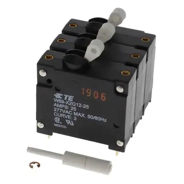 W69-X2Q12-25 (CIR BRKR MAG-HYDR 25A 277VAC)