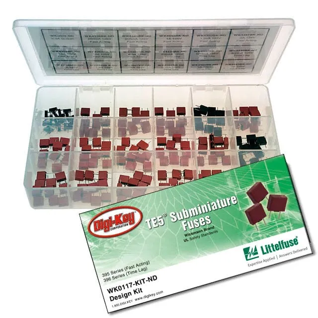 WK0117-KIT (FUSE KIT BRD MNT 1.2-6.3A 190PC)