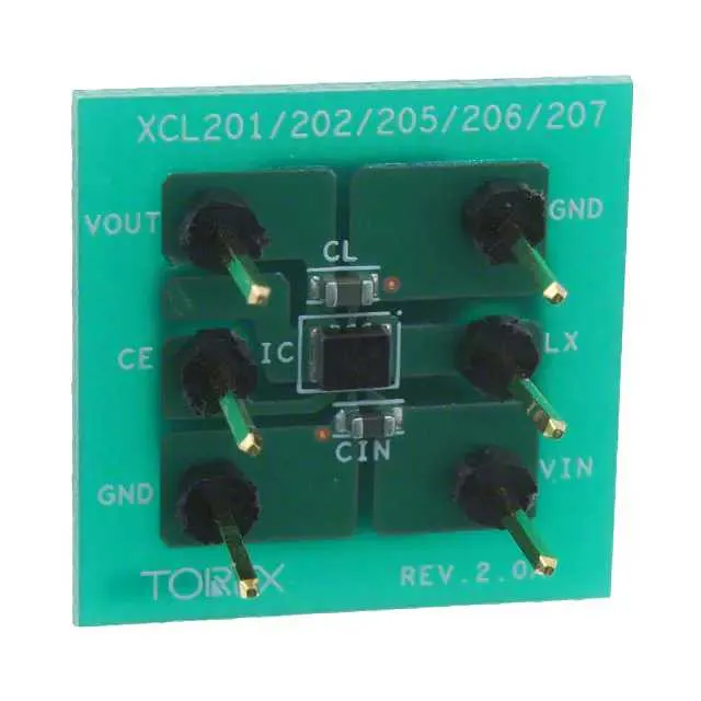 XCL206B123-EVB (BOARD EVAL XCL206B123AR-G 1.2V)