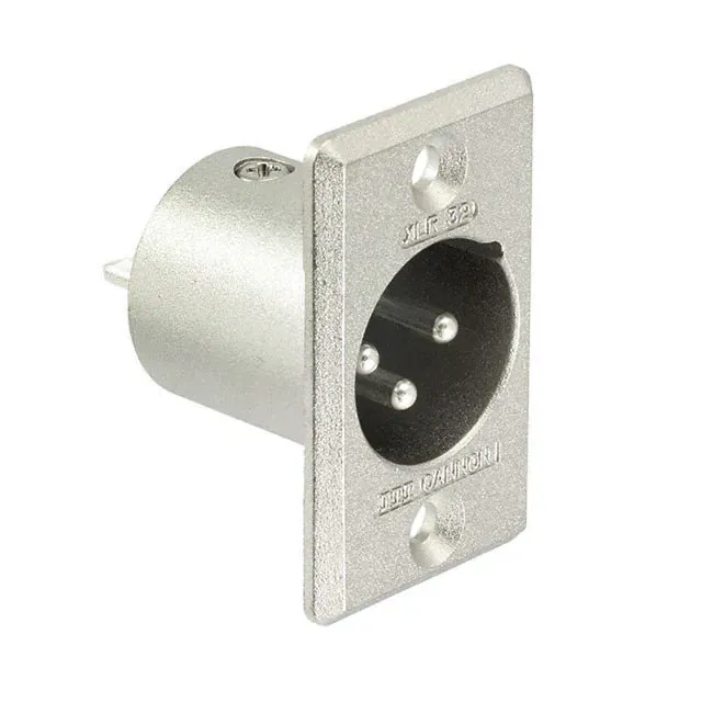 XLR332 (CONN RCPT MALE XLR 3POS SLDR CUP)