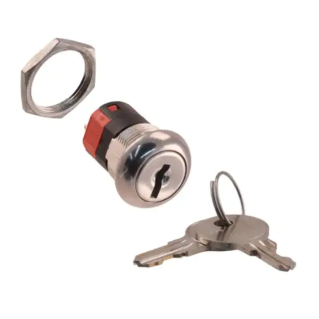 Y100AA2C203NQE (SWITCH KEYLOCK 3POS SP3T 4A 125V)