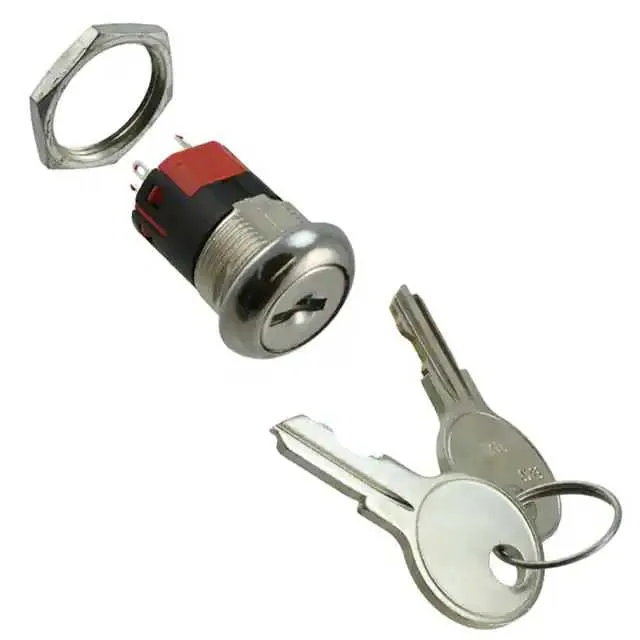 Y201132C203NQ (SWITCH KEYLOCK 2POS DPDT 4A 125V)