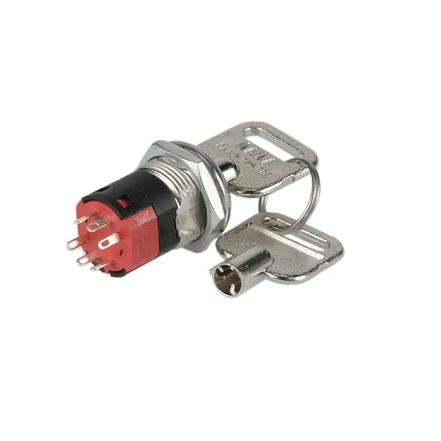 Y201132V203NQ (SWITCH KEYLOCK 2POS DPDT 4A 125V)