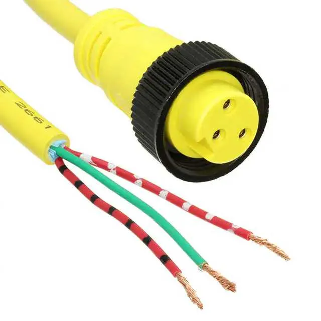 Y96E-53SA12 (BRADH MINI FEM 3P STRT 12 FT)
