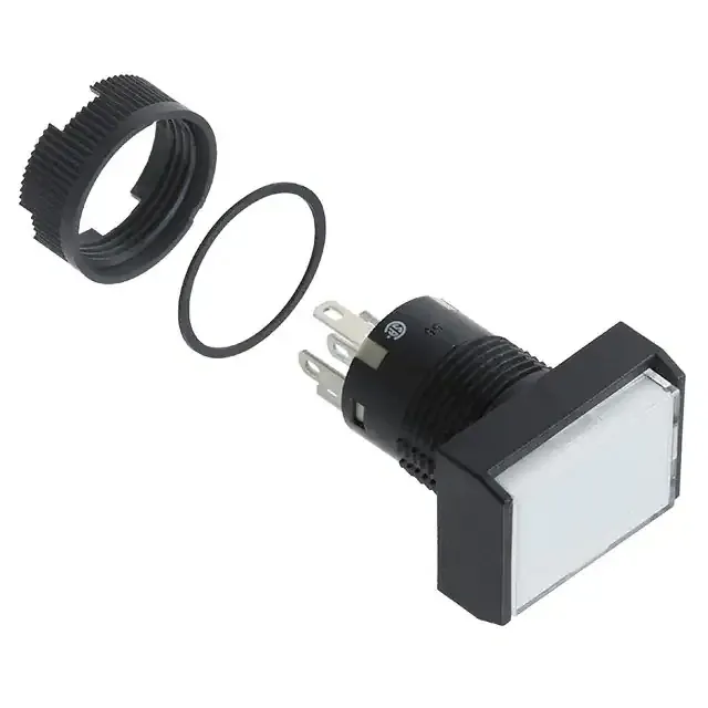 YB15WRKG01-2CF05-JB (SWITCH PUSHBUTTON SPDT 0.4VA 28V)