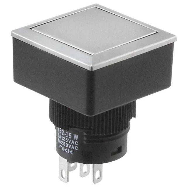 YB215CWSPW01-N-P (SWITCH PUSHBUTTON SPDT 3A 125V)