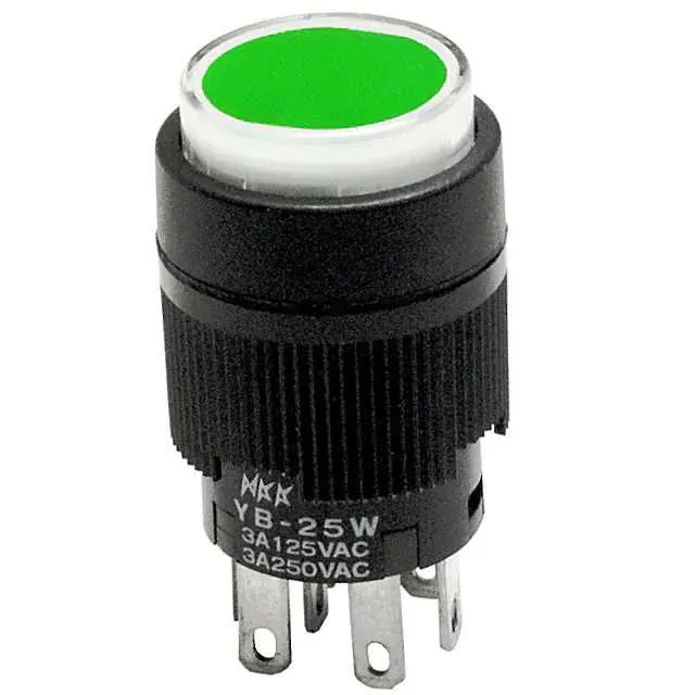 YB25WCKW01-5F-JF (SWITCH PUSHBUTTON DPDT 3A 125V)