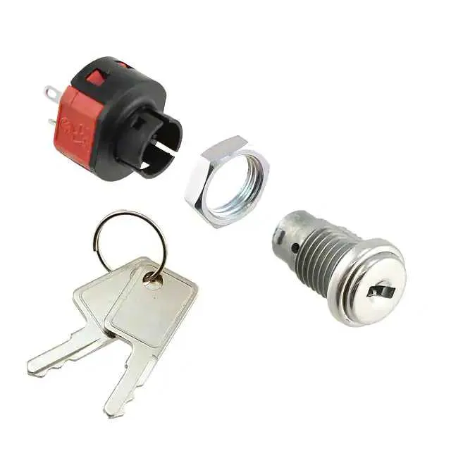 YF01132C203NQ (SWITCH KEYLOCK 2POS SPDT 4A 125V)