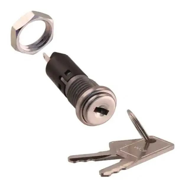YM061U2C205NQ (SWITCH KEYLOCK 2POS SPST 4A 125V)