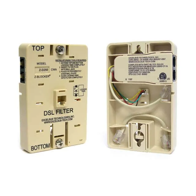 Z-D250CWA (FILTER DSL DUAL-LINE WALLMOUNT)