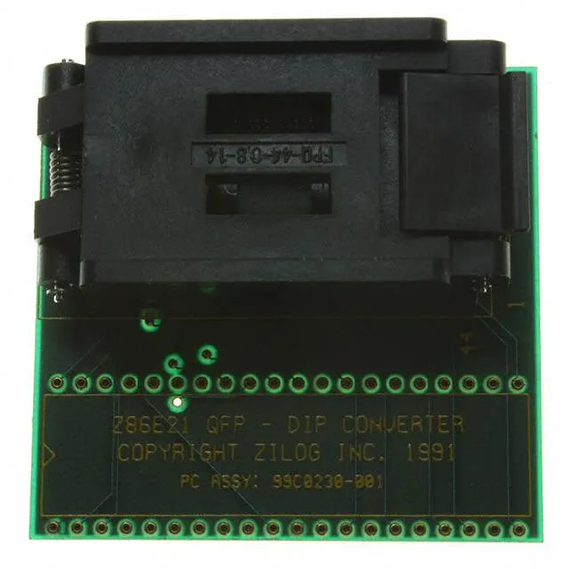 Z86E2101ZDF (Z8 44QFP TO 40DIP ADAPTER)