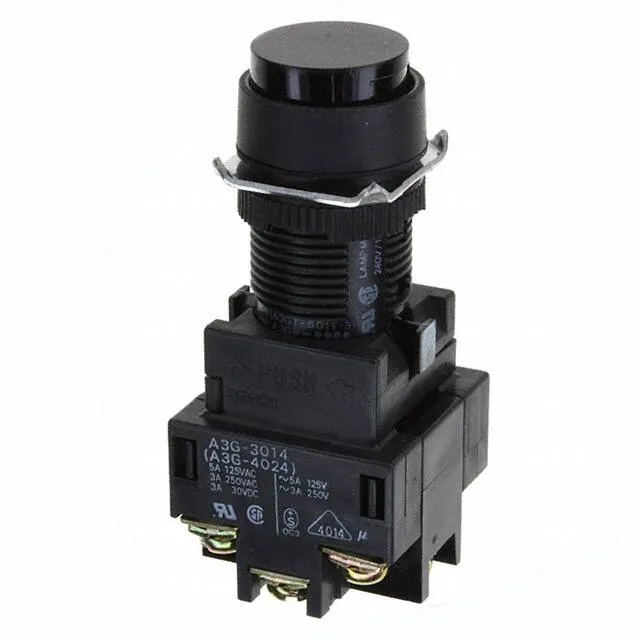 A3GT-99C0-B (SWITCH PUSHBUTTON DPDT 5A 125V)