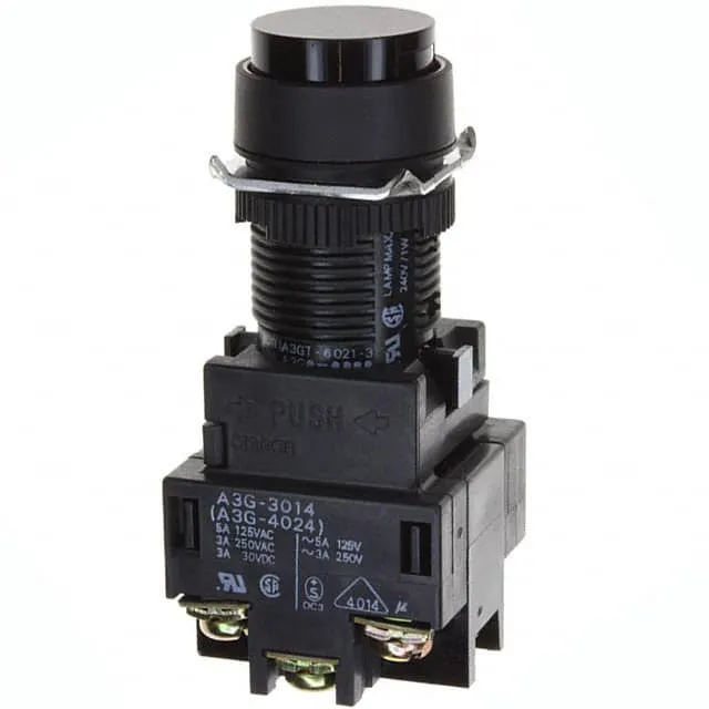 A3GT-99D0-B (SWITCH PUSHBUTTON DPDT 5A 125V)